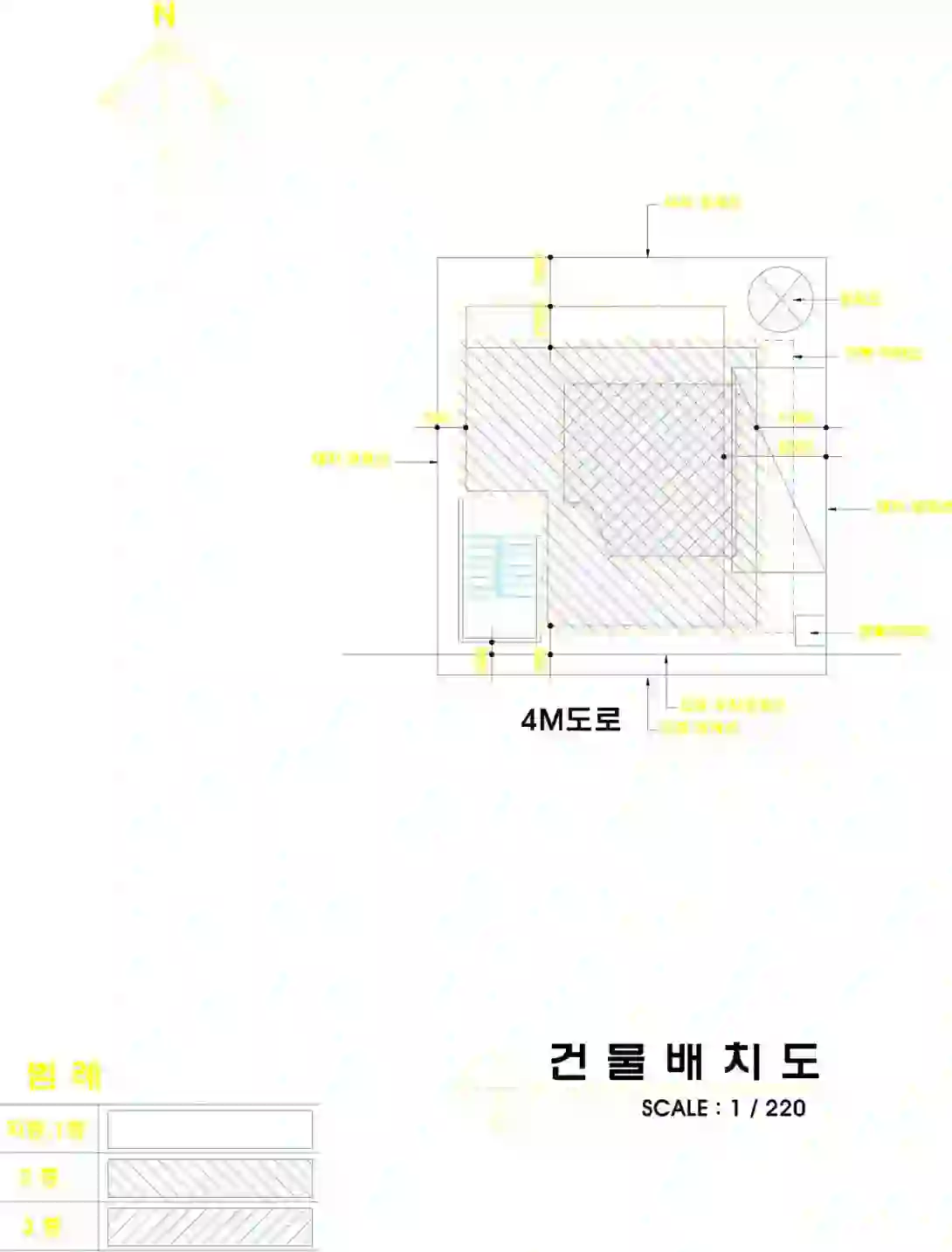 도봉동 610-12 배치도 이미지